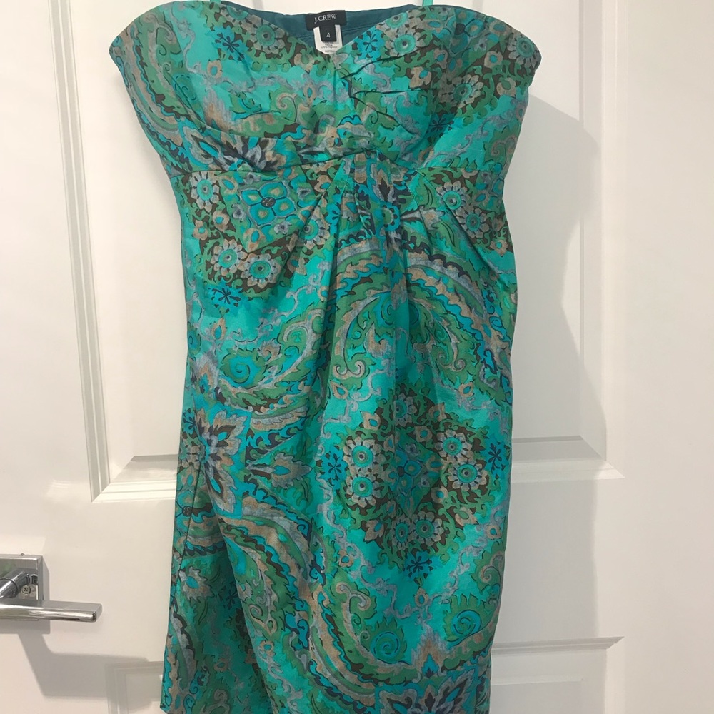 Jcrew strapless dress